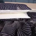 Наволочка MirSon Cream and Grey Stripes Ranforce Elite 50х50 см (17-0721)