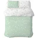 Комплект постільної білизни Home Line Васильки бязь 215х143 см зелений з білим (162853)