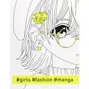 Розмальовка Жорж #girls#fashion#manga (Z101067У)