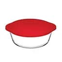 Стеклянная кастрюля Borcam с пластиковой крышкой 1.45 л (59123RL)