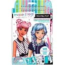 Набор для творчества Make it Real Блокнот с трафаретами Модная вечеринка (MR3205)