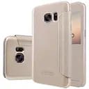 Чохол Nillkin Sparkle для Samsung S7 відкидний вбок золотий