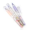 Ручка пиши-стирай автоматическая гелевая Aodemei Flowers, 0.5 мм, 12 шт.