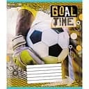 Зошит учнівський "М'яч" 012-510027C-5 в косу лінію, 12 аркушів