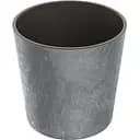 Горщик для квітів Prosperplast Urbi Round Beton Effect 2 в 1 з вкладкою 17 л маренго мармуровий (88410-425)