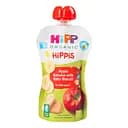 Органічне фруктове пюре HiPP HiPPiS Pouch Яблуко-банан з дитячим печивом, 100 г