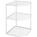 Полиця-органайзер Stenson кухонна 3 яруси 25х25х43 см біла (35976)