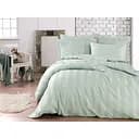 Комплект постельного белья Hobby Exclusive Sateen Diamond Wafel Su Yesili сатин 220х200 см мятный (37790_20)