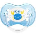 Силиконовая анатомическая пустышка Canpol babies Nature Крабик 0-6 мес. голубой (22/506)
