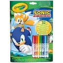 Раскраска Crayola Sonic 32 страницы и 7 фломастеров