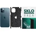 Захисна гідрогелева плівка SKLO Back (тил+грани+лого) Snake для Apple iPhone 13 mini (5.4) Чорний