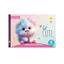 Альбом для малювання "Cat Cute" A4 АП-0301-7, 8 аркушів, скоба з перефорацією