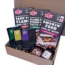 Подарочный кулинарный набор гурмана – пакеты для копчения, маринады в пакете и копченые соли (8 в 1)