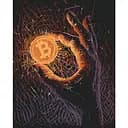 Набір для розпису ArtCraft Біткоїн 40x50 см (16513-AC)