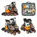 Роликові ковзани Best Roller, розмір 30-33, PU колеса, помаранчевий, 61720-S