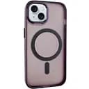 Чохол Epik TPU+PC Lily with MagSafe для Apple iPhone 14, 6.1 Dark Purple