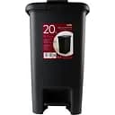 Ведро для мусора MBM My Home с крышкой и педалью 20 л антрацит (BIN-01 20L ANTHRACITE)