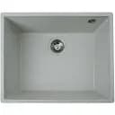 Гранітна мийка для кухні Platinum 5444 Oasis матова біла в крапку