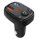 АЗП FM модулятор Hoco DE35 Max 18W (2USB-A) Black