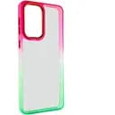 Чохол TPU+PC Fresh sip series для Motorola Moto E13 Салатовий / Рожевий