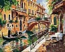 Набір для розпису по номерах Венеційський спокій, 40x50 см