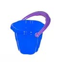 Детское ведро Незабудка 0961 Синий