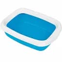 Туалет для котів з рамкою MPS Beta Maxi Blue 49x39x13 см