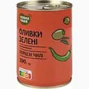 Оливки Повна Чаша зеленые фаршированные перцем чили 290 г (702565)