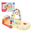 Килимок для малюка HE0650-651 з дугою та інтерактивними іграшками червоний