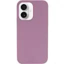 Чохол Epik Silicone Case Full Protective AA NO LOGO для Apple iPhone 16, 6.1 Ліловий/Lilac Pride