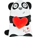 Подушка Tigres Панда Be Mine білий з чорним (ПД-0351)