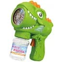 Пістолет з мильними бульбашками H007 Dinosaur + bottle 50ml Green