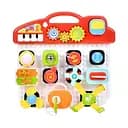 Дитячий ігровий центр HE8081 з піаніно та комплектом іграшок, червоно-білий 45 х 35 х 25 см