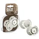 Пустышка силиконовая Lovi Buddy bear, симметрическая, 6-18 мес., бежевый, 2 шт. (22/865)