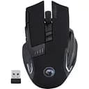 Компьютерная мышь Marvo M720W беспроводная бесшумная 6colors-LED 8 кнопок Fast Key 4800 dpi Black