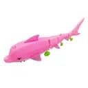 Игрушечное животное на колесиках 2776-3 со световыми эффектами Розовый