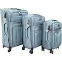 Набір тканинних валіз ORIENTAL GLORY 3в1 з телескопічною ручкою сірий (101-RY)