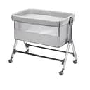 Приставная люлька-кроватка CAM Sempreconte, с комплектом постельного белья, серая (920/T160/922/T002)