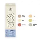 Набір кольорових лінерів, 6 кольорів, 6 set Light, IDEA10-AL6LGHT, 99IDEAS