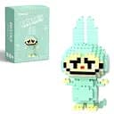 Дитячий конструктор Bricks Зайчик Лабубу бірюзовий на 150 деталей (2015)