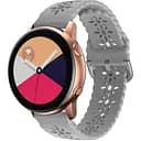 Ремешок Flower для Xiaomi Ticwatch C2 TicWatch E TicWatch S2 Mobvoi TicWatch C2 - серый ширина крепления 20мм силикон Watchbands (W32-5WB39660066)