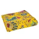 Плед-покрывало J-Line с экзотическими животными 220х270 см желтый (41675)