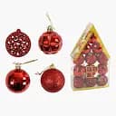 Набір ялинкових прикрас Кулі, C67388, 12 шт., 5 см