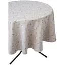 Скатерть Прованс Шапочки на бежевом D-136 см (36814)