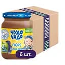 Упаковка пюре Чудо-чадо Яблоко и слива с сахаром 1.02 кг (170 г х 6 шт.)