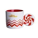 Чашка фарфоровая новогодняя Marry Christmas 350 мл Белый с красным Yiwu FM-CS-51WR