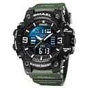 Наручний годинник чоловічий Smael 8049 Army Green (15167)