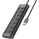 Хаб-концентратор док-станція Hoco HB40 Easy change 7 in 1 Adapter 7USBx3.0 120 см