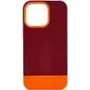 Чохол Epik TPU+PC Bichromatic для Apple iPhone 13 Pro 6.1 Brown burgundy/Orange