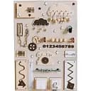 Развивающая игрушка Temple Group Бизиборд 60х40 см бежевый (TG100002)